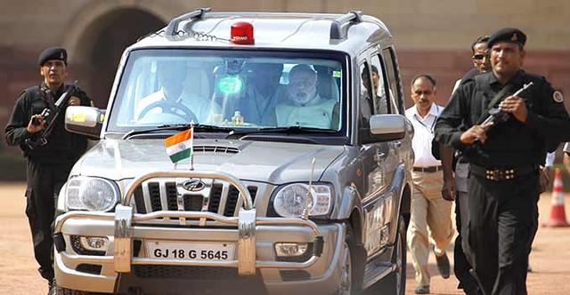 Putting an end to all the speculations about India's 15th Prime Minister choosing Mahindra Scorpio as his official car, Narendra Modi opted for a specially designed armoured 7-Series. On day 1, he drove to his office in a BMW 7-Series, given to the Prime Minister in India.