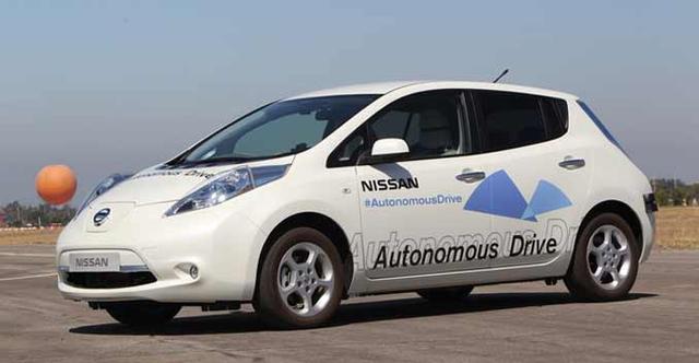 Nissan CEO Carlos Ghosn said the company will launch their first autonomous driving functions by the end of 2016. The first system will be a traffic-jam pilot that will enable the car to drive itself on congested highways.