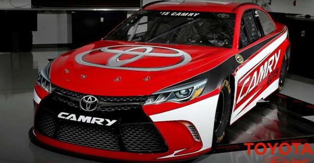 Toyota has taken the wraps off their new Camry race car which will compete in the NASCAR Sprint Cup Series. The car draws inspiration from the 2015 Camry and features a new face which bears resemblance to the one on the road.