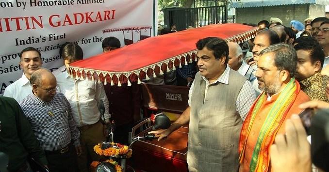 New Safe E-Rickshaws Launched in Delhi