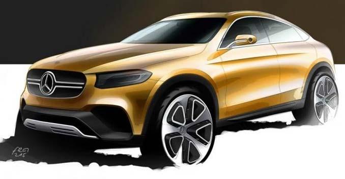 Mercedes-Benz GLC Coupe Sketch Revealed
