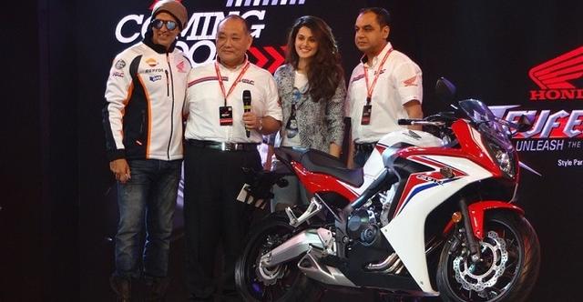 Honda Motorcycle and Scooter India Ltd. today launched 4 new products in the country at a special event called 'Honda RevFest'. The four motorcycles that the company rolled out are - CBR650F, 2015 CBR150R, 2015 CBR250R and the new CB Hornet 160R.