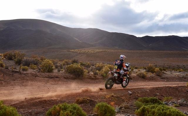 After Yamaha's Helder Rodrigues winning stage 12 of Dakar 2016, it was Husqvarna's Pablo Quintanilla who won the final stage of the rally, where KTM's Toby Price won overall.