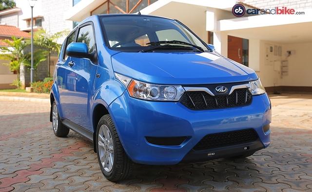 Mahindra launches the new e2oPlus electric car in India with prices starting from Rs. 5.46 lakh. it is the 4-door version of the smaller 2-door e2o hatchback.