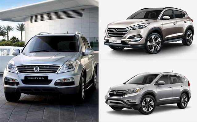 While the all new Tucson looks promising with its futuristic styling, modern engines and abundance of features; it still needs to face competition from the SsangYong Rexton and Honda CR-V in this segment. So, we compare the Hyundai's newest SUV with its closest rivals to see which SUV makes the cut on paper.