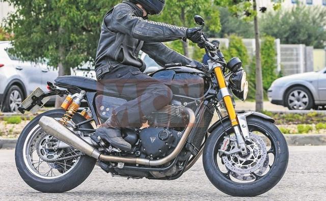 Triumph's new Bonneville range has certainly garnered rave reviews and the UK based bike maker is now looking forward to expand its line-up - all of five models and more - with yet another motorcycle. As the latest spy shot indicates, it seems that Triumph is planning to introduce a Thruxton R based street-fighter, which could resurrect the iconic Speed Twin badge when it hits the market.