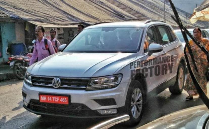Volkswagen Tiguan Caught Testing In India Sans Camouflage