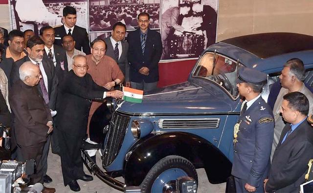 In an important landmark for classic Indian automotive history, a car used Netaji Subhas Chandra Bose has been restored to originality and was unveiled to the public by President Pranab Mukherjee.