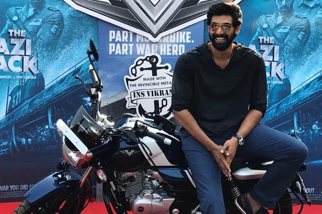 Rana Daggubati is the latest actor to purchase the Bajaj V15 motorcycle that has been built from the scrapped metal of the INS Vikrant. The motorcycle has been one of the more popular offerings from 2016 and has been highly appreciated by the critics and masses alike. Apart from Rana, actor Aamir Khan is also one of the well known faces to own the Bajaj V15.