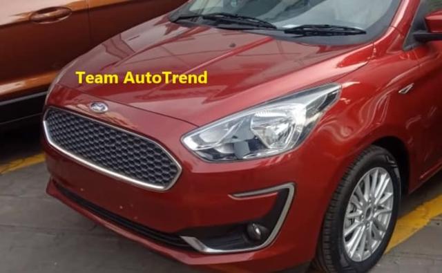 2018 Ford Aspire Facelift Fully Revealed In Latest Spy Shots
