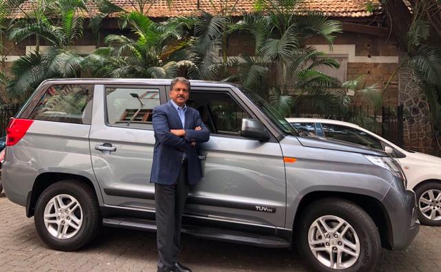 Mahindra Group's top boss Anand Mahindra has taken delivery of the TUV300 Plus and shared an image of his new prized possession in a tweet and surely the netizens were pleasantly surprised as well.