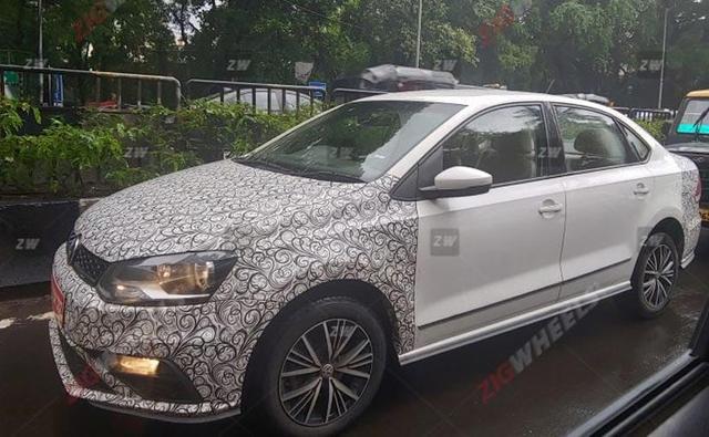 Volkswagen Vento And Polo Facelift Spied Testing