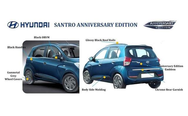Hyundai Santro Anniversary Edition To Be Launched Soon; Prices To Start At Rs. 5.17 lakh