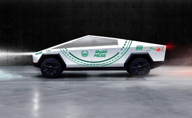 Tesla's recently launched electric pickup, Cybertruck, will be joining the official fleet of the Dubai Police in 2020. Announcing the news, Dubai Police's twitter handle posted a modified photo of the electric pickup truck with the official livery of the police force.