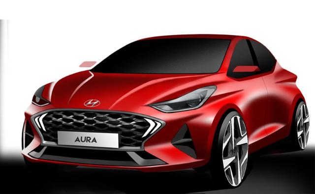 Hyundai Aura Official Sketches Revealed
