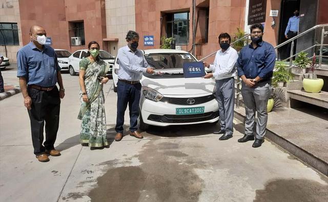 The first batch of Tata Tigor EVs was handed over to the AYUSH Ministry in Delhi, as part of Tata Motors' tender with the EESL.