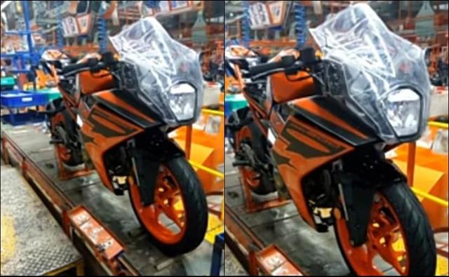 The latest spy image of the 2021 KTM RC 200 has leaked online, suggesting the company has started rolling off the motorcycle from the line at Bajaj's plant in Chakan.