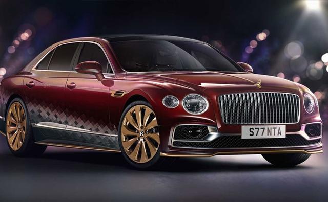 The Bentley Flying Spur Reindeer Eight has been designed in Christmas theme and is painted in a special shade which takes inspiration from the cricket ball's colour which is a part of Bentley's range of hues.
