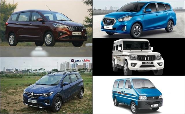 Here's a list of the top five most affordable 7-seater cars on sale in the country.