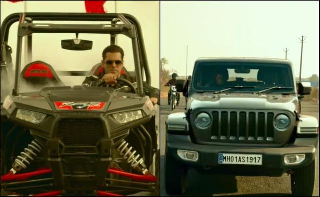 The Polaris RZR side-by-side and the Jeep Wrangler feature prominently in actor Salman Khan's upcoming move Radhe, which is slated for release on May 13, 2021.