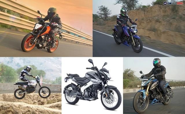 Top 5 Motorcycles To Buy From The 200 cc Segment