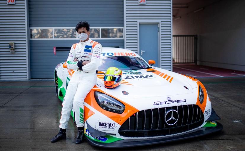 Arjun Maini has partnered with Mercedes-AMG affiliated team GetSpeed Performance for his DTM debut and will be driving the Mercedes-AMG GT3 that's draped in the colours of the Indian flag.