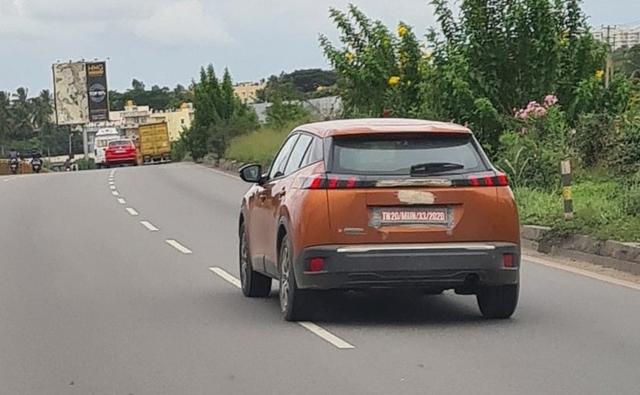 Peugeot 2008 SUV Spotted Testing In India Sans Camouflage
