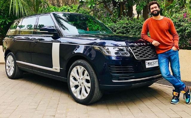 Actor Vicky Kaushal has traded up from the Mercedes-Benz GLC and the BMW X5 in his garage to the swanky new Range Rover Autobiography finished in Portofino Blue.