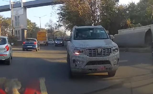 New-Gen Mahindra Scorpio Spotted Again With Sequential Turn Indicators