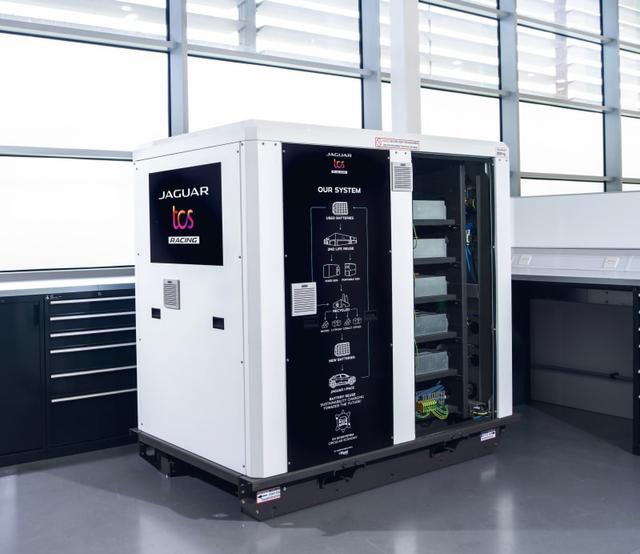 Pramac directly reuses up to 85 per cent of the vehicle battery supplied by Jaguar Land Rover within the storage unit, including modules and wiring. The remaining materials are recycled back into the supply chain.