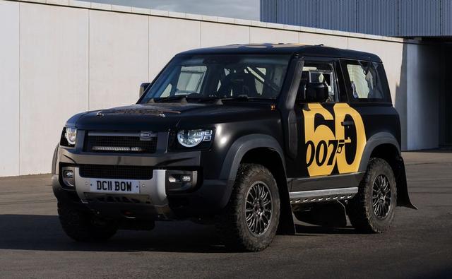 One-off Rally-prepped Defender 90 wears a 007 livery and will be driven by James Bond stunt driver Mark Higgins in the 2022 Bowler Defender Challenge.
