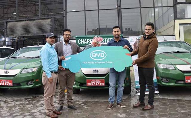 BYD's partner in Nepal, Cimex Inc., has signed an agreement with Self Drive Nepal, for 50 units of all-electric MPV, the BYD e6. The vehicles will be used by Self Drive for emission-free rental fleet operation in Nepal.