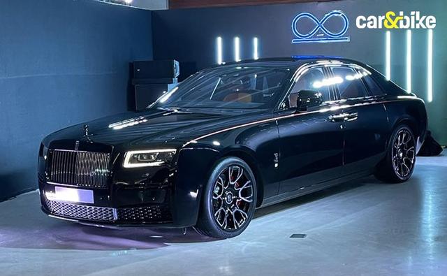 Rolls Royce has announced that customers in India can now commission the Ghost Black Badge.