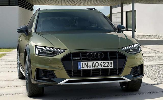 The new Audi A4 Allroad Quattro looks bold and butch sporting the wider and more angular grille while the new digital matrix headlights look aggressive, courtesy the new DRL pattern.