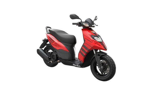 Piaggio India said that its entry-level Aprilia offering will now be available only in the drum brake variant that's priced at Rs. 1.01 lakh.