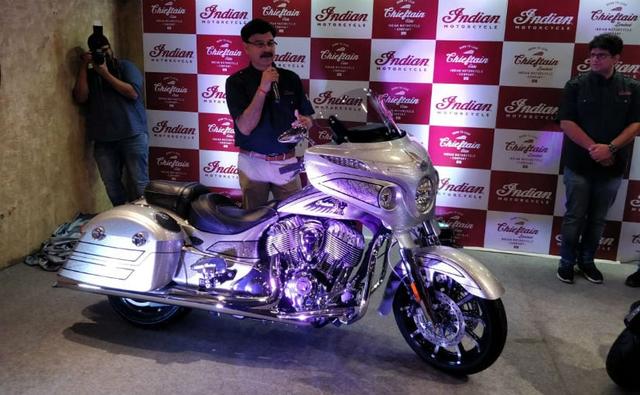 2018 Indian Chieftain Elite Launched In India; Priced At Rs. 38 Lakh