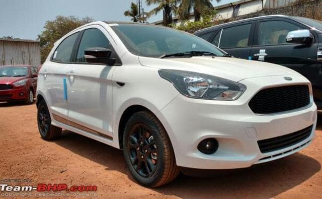 Ford Figo Sports Edition Spotted At A Dealer Stockyard Ahead Of Launch