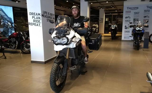 Magnus Petersson is a regular person, who has a job at the famed Boston Consulting Group in Melbourne, Australia. But his passion is riding and that is exactly what he is doing by riding a Triumph Tiger Explorer from Melbourne to Stockholm. Read his story here.