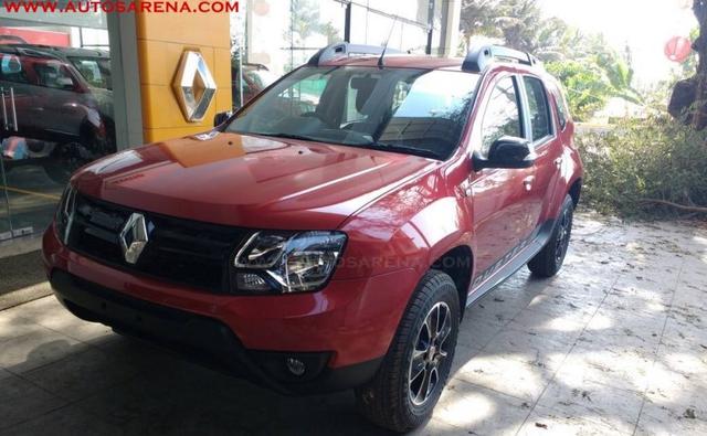 Renault Duster Petrol Automatic Spotted At A Dealership Ahead Of Launch