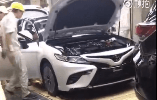 Next Generation Toyota Camry Spotted In China