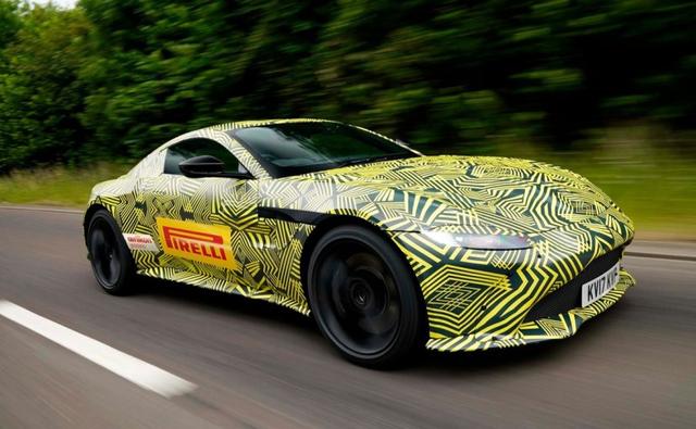 Aston Martin has released the first set of teaser imaged of the next-generation Aston Martin V8 Vantage sports coupe. This is a prototype version of the car and the final product might come with some design and styling changes.