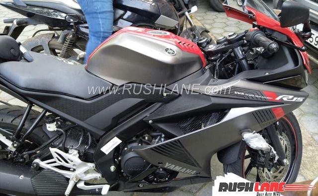 A recent image emerged online shows the R15 V3.0 at a dealership, hinting towards the model making its debut soon. The India-spec Yamaha R15 V3.0 could go on sale as early as January next year, and is a comprehensive upgrade over the current model.