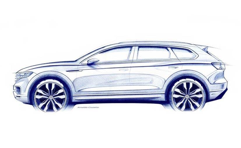 The 2019 Touareg will serve as the brand's flagship model until the company launches an electric successor to the Phaeton sedan.