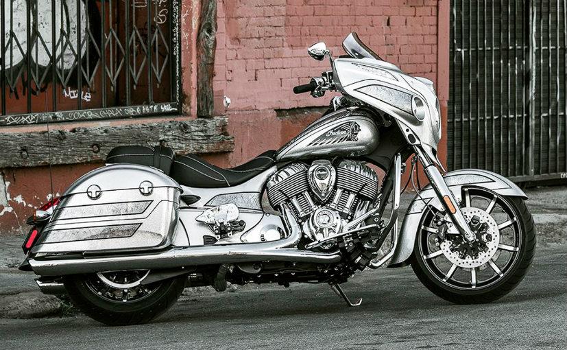 The Limited Edition Chieftain Elite features a high-end hand-painted colour scheme in silver, inspired by the silver mines of South Dakota's Black Hills.