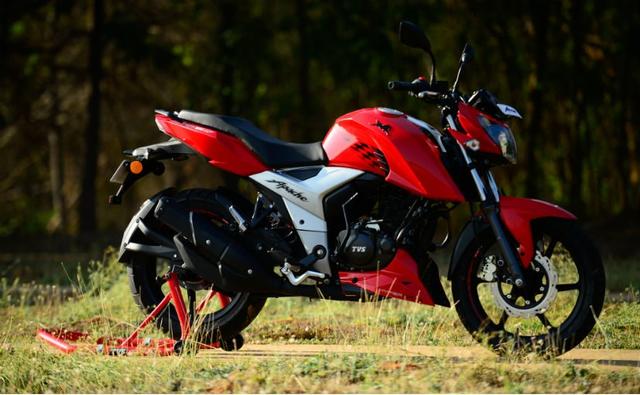 The TVS Apache RTR 160 4V has sold more than 1 lakh units since the bike was launched in March 2018.
