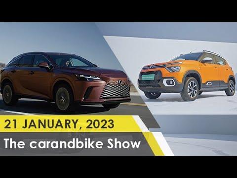 The car&bike Show - Ep 965 | 2023 Lexus RX Review | Citroen eC3 Review