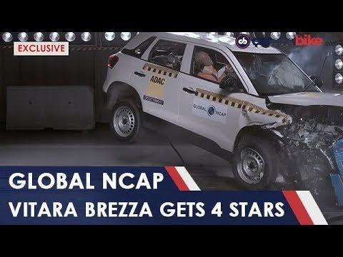 Maruti Suzuki Vitara Brezza Scores 4 Stars In Global NCAP Crash Test | Crash Test | carandbike