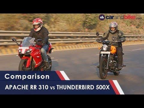 TVS Apache RR 310 vs Royal Enfield Thunderbird 500 X: Comparison Review