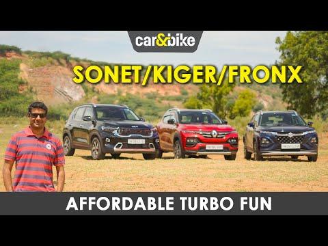 Maruti Suzuki Fronx V Kia Sonet V Renault Kiger | 1.0 Turbo Comparison