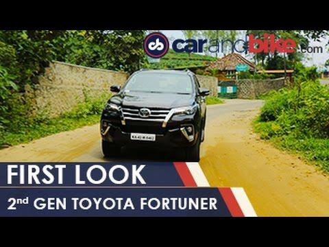2016 Toyota Fortuner First Look - NDTV CarAndBike
